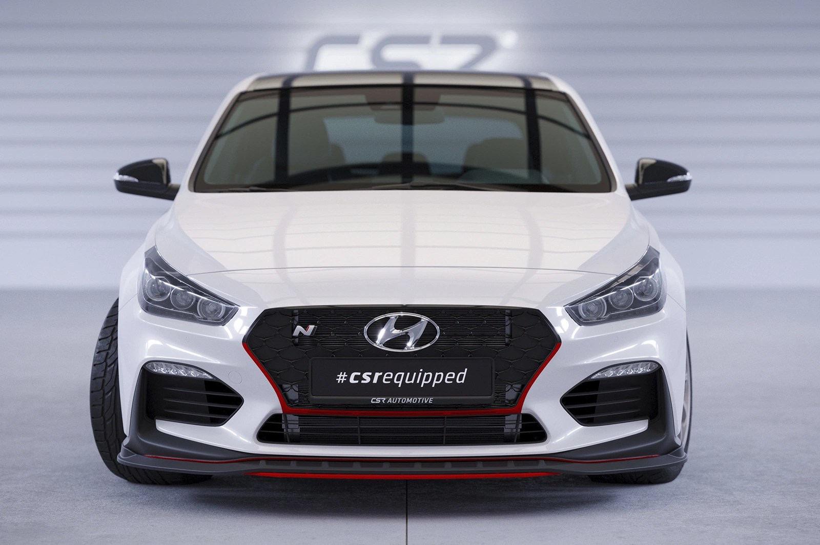 Voorspoiler Hyundai I30 (PD) N/N-Line glans zwart – 2017–08/2020