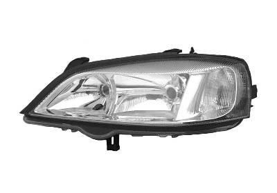 koplamp, H7+HB3, elektr verstelb, grijs huis, rechts Opel Astra