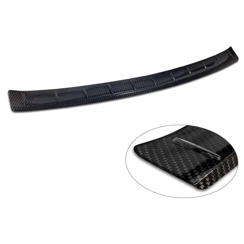 Echt 3D Carbon Achterbumperprotector  MG 5 SW (EV) 2022- 'Ribs'