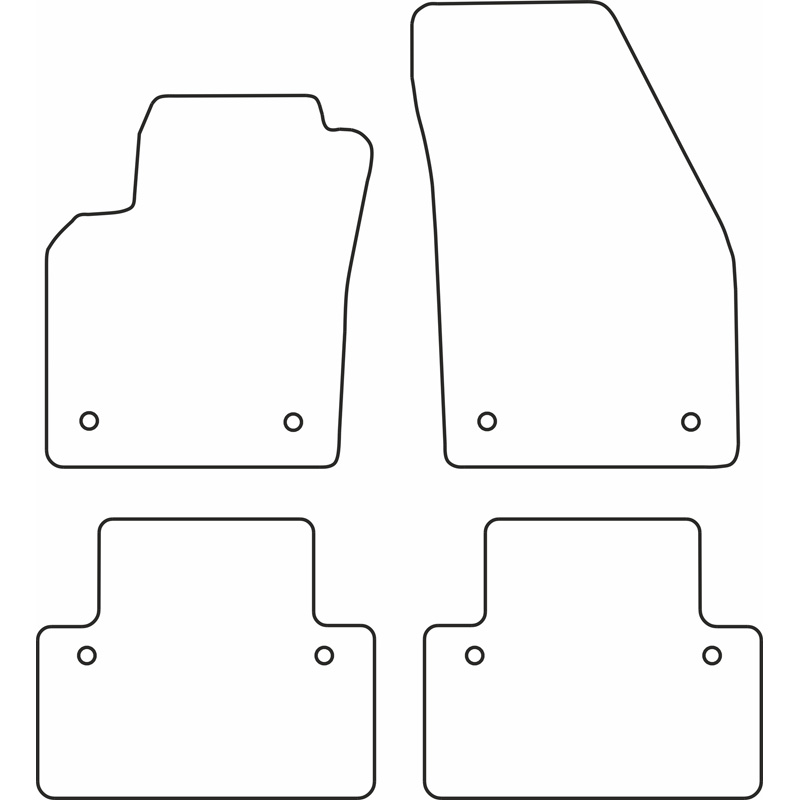 Automatten Velours  Volvo S40/V50 2004-2011