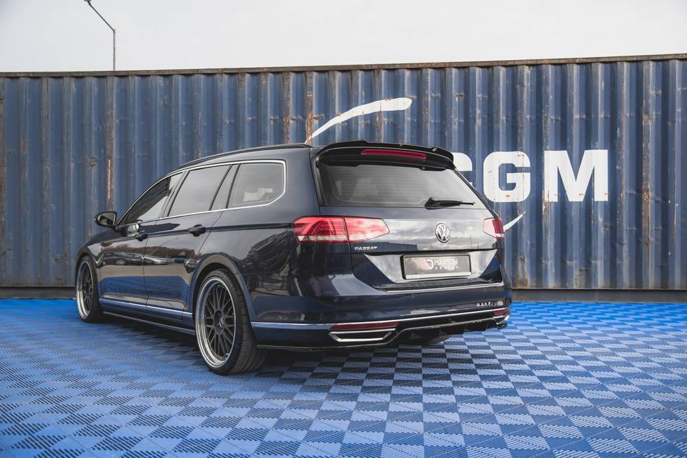 Diffuser V.2 VW Passat B8 Glans Zwart
