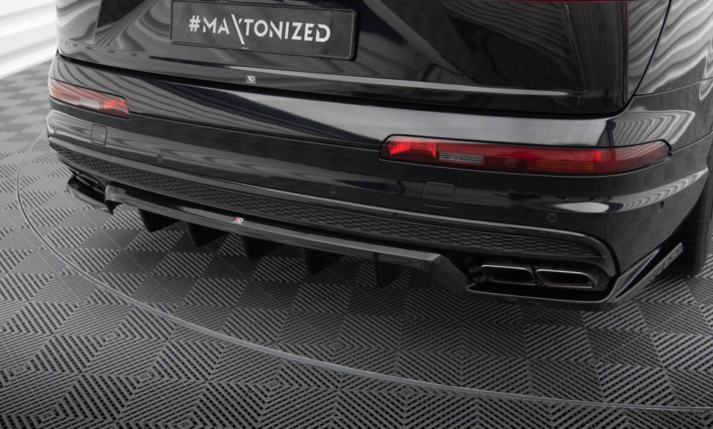 Diffuser Audi SQ7 16-19 Maxton Glanzend Zwart