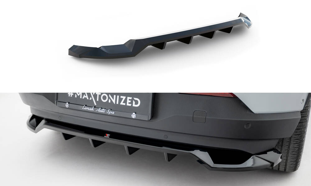 Achter diffuser Volvo EX30 MK1 Maxton Glanzend zwart
