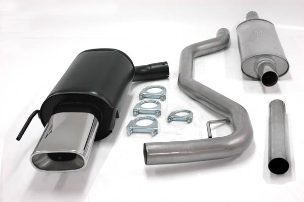 Simons Uitlaatsysteem af kat. Saab 9-3 2004-2005