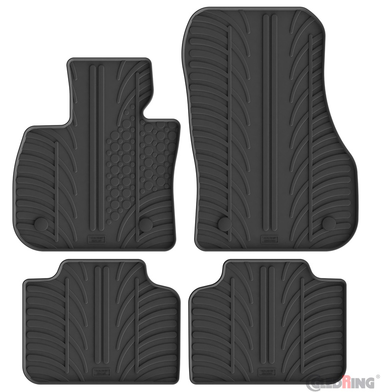 Gledring Rubbermatten  BMW X2 (U10) 2023- excl. iX2 (T profiel 4-delig + montageclips)