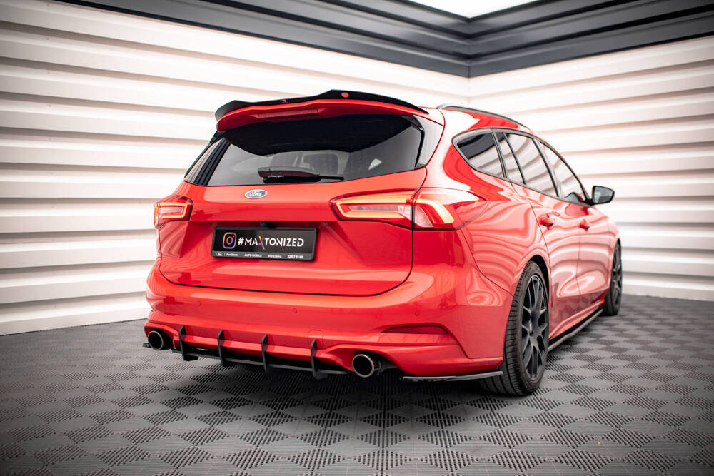 Dakspoiler Ford Focus MK4 ESTATE ST-LINE 2018- Gloss Black V.2