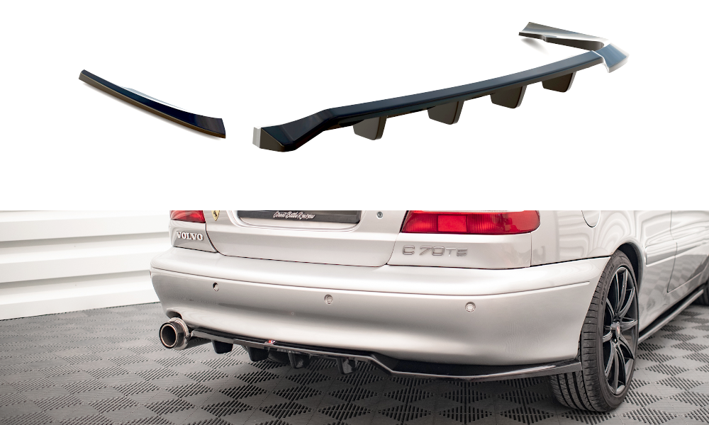 Diffuser Volvo C70 MK1 Maxton Glans Zwart