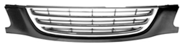 Radiator Grill AVENSIS 98-00 Chroom/ZWART