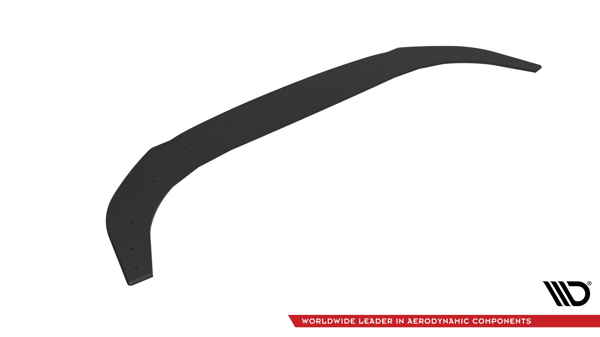 Street Pro Voorspoiler V.2 Volkswagen Golf GTI / GTE / R-Line Mk8 Facelift Maxton Glanzend zwart