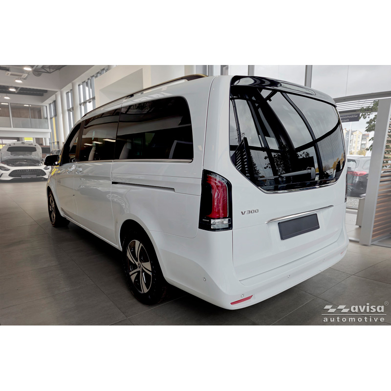 Avisa Geborsteld RVS Kofferbak Sierlijst  Mercedes V-Klasse (W447) 2014-2019, Facelift 2019-2024 & Facelift 2024-
