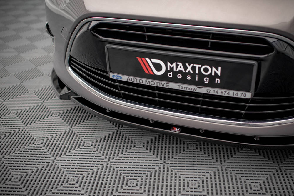 Voorspoiler Ford C-Max MK2 Maxton Glans Zwart
