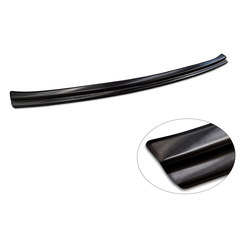 Zwart RVS Achterbumperprotector  Mercedes GLC II Coupé (C254) 2023-