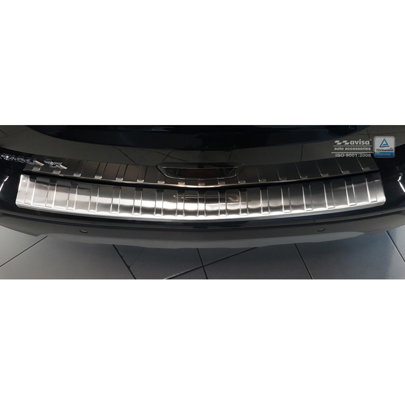 RVS Achterbumperprotector  Opel Mokka X 2016- 'Ribs'