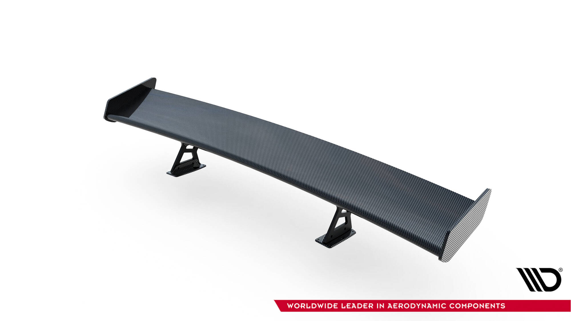 Carbon Spoiler + LED Volkswagen Jetta GLI MK7 Maxton Glans zwart