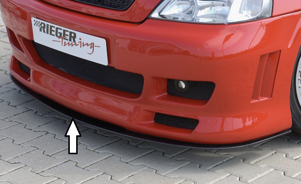 Spoilerzwaard rechte versie voor Voorbumper Opel Astra G Coup?/C