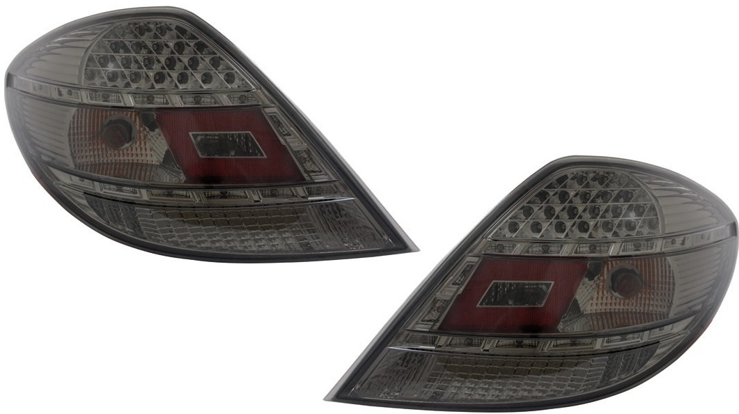 Achterlichten Mercedes SLK R171 04-11 LED helder Zwart