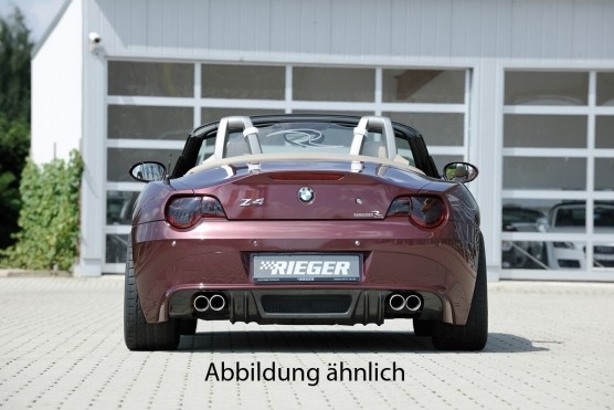 Achterbumper Diffusor BMW Z4 ABS 03- 4x76mm Rieger