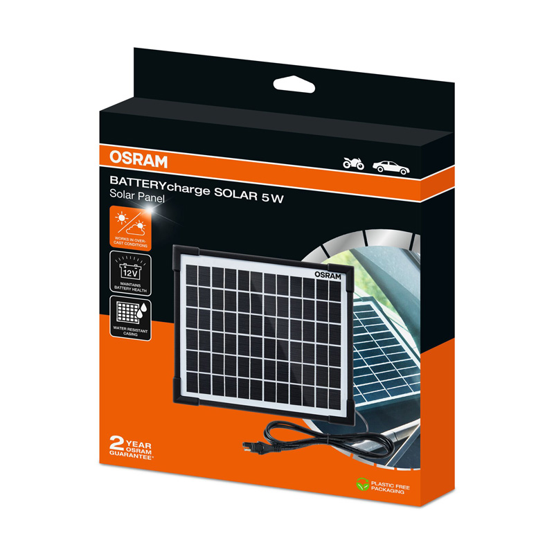 Osram BATTERYcharge Solar 5W - Zonnecel druppellader