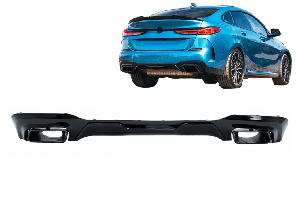 Diffuser M235i Look BMW 2 Serie F44 Gran Coupe Zwart