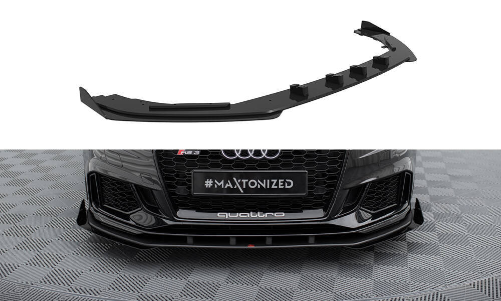 Voorspoiler met Canards Audi RS3 Limousine 8V FL Maxton Street Pro
