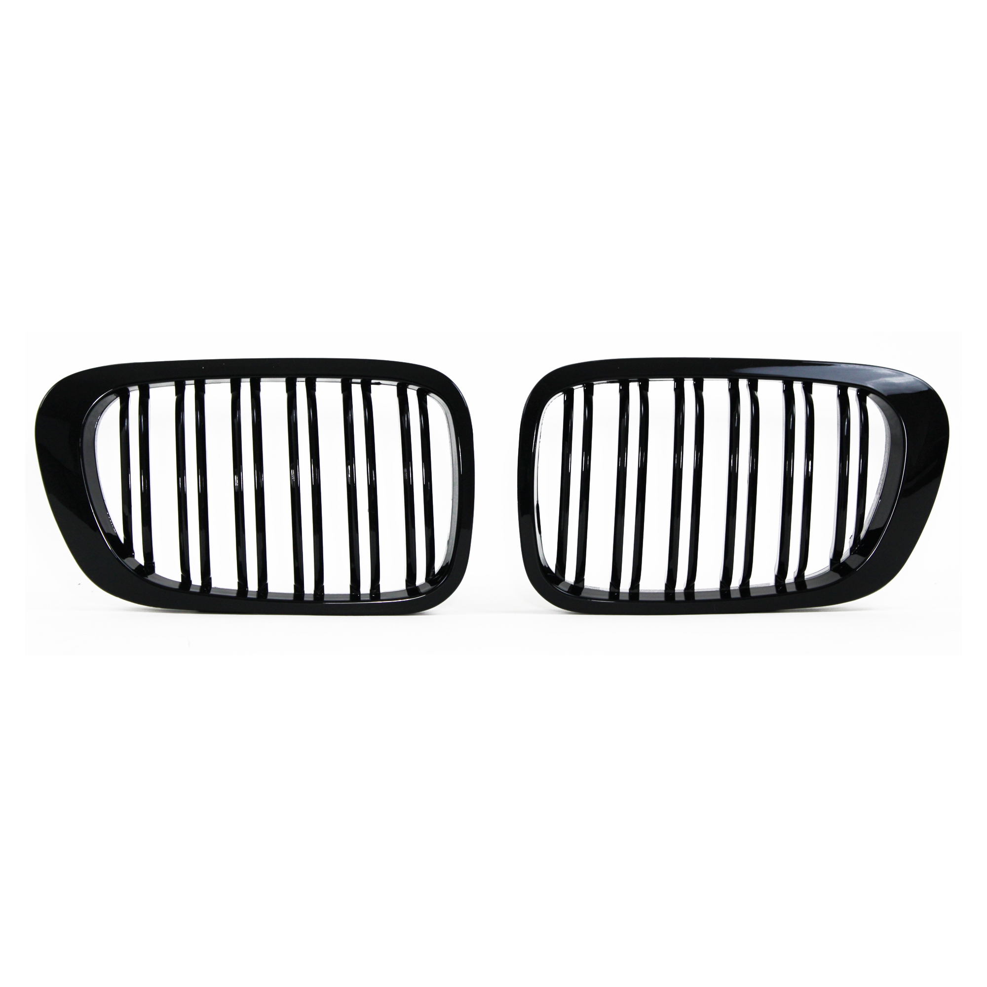 Grill Nieren BMW E46 coupe/cabrio 99-03 Glans Zwart