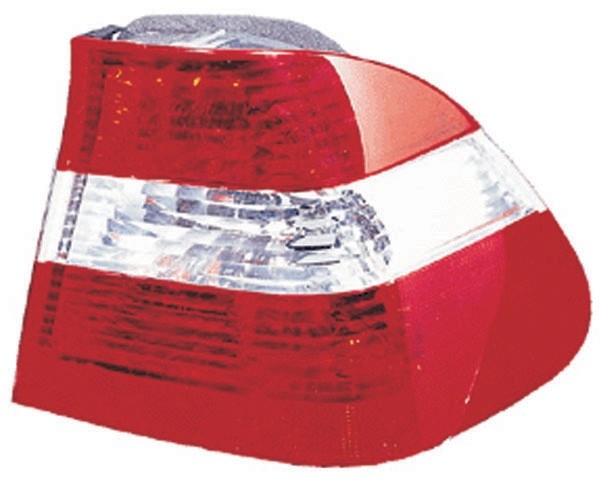 Achterlicht rechts buiten BMW E46 01-05 WIT-ROOD SEDAN WIT/ROOD