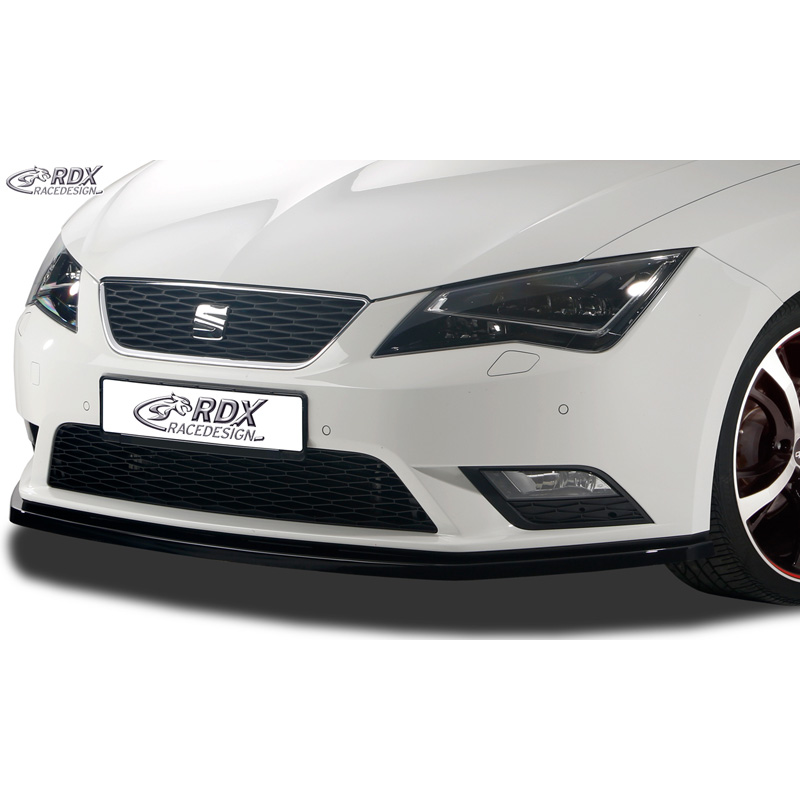 Voorspoiler  Seat Leon 5F SC/5-deurs/ST 2013-2017 excl. FR/Cupra (ABS zwart glanzend)