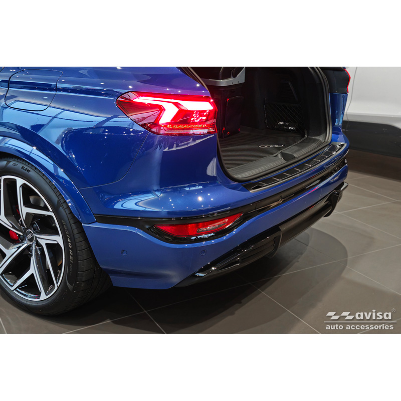 Avisa Zwart RVS Achterbumperprotector  Audi Q6 e-tron (GFB) 2024- 'Shadow Premium'