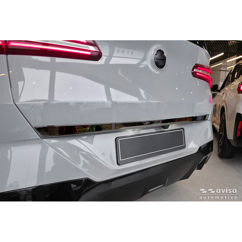 Avisa Zwart Chroom RVS Kofferbak Sierlijst  BMW X3 (G45) 2024- excl. M-Sport