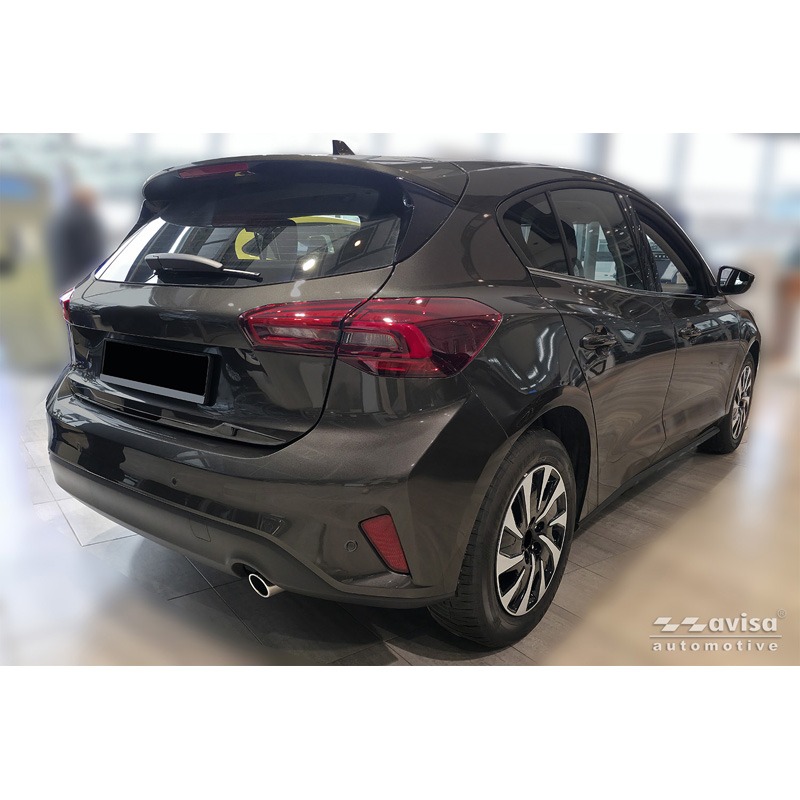 Avisa Zwart Chroom RVS Kofferbak Sierlijst  Ford Focus IV HB 2018-2021 & Facelift 2021-