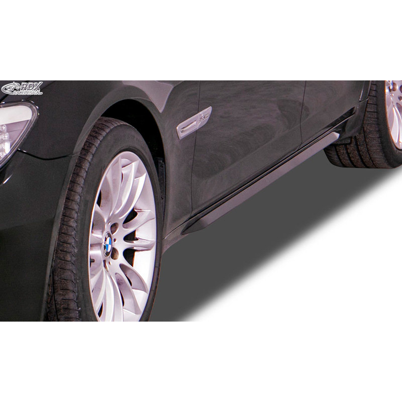 Sideskirts 'Slim'  BMW 7-Serie F01/F02 2008-2015 (ABS zwart glanzend)