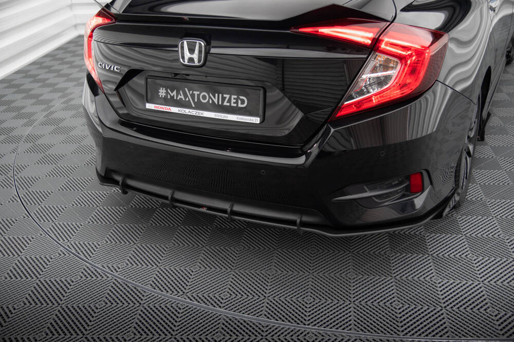 Diffuser met Canards Street Pro Honda Civic Maxton