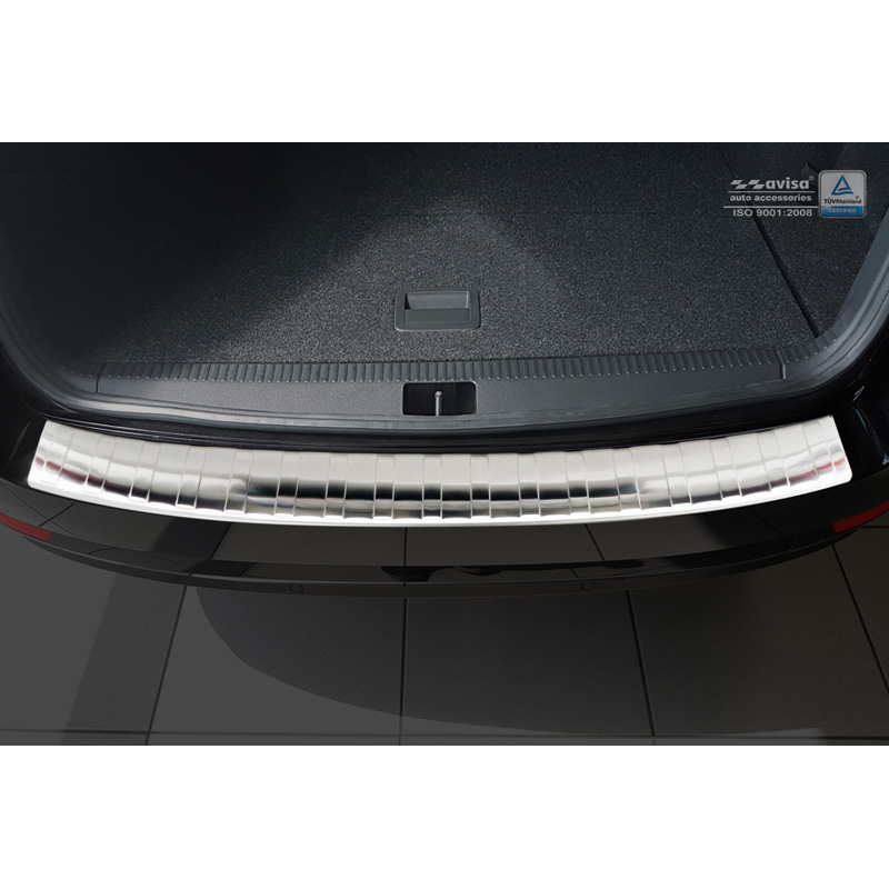 RVS Achterbumperprotector  Skoda Octavia III Kombi Facelift 2017-2020 'Ribs'