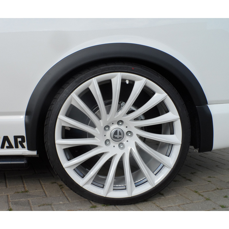 RGM Spatbordverbreders  Volkswagen Transporter T5 2003-2015 Korte wielbasis - zonder schuifdeuren - Zwart