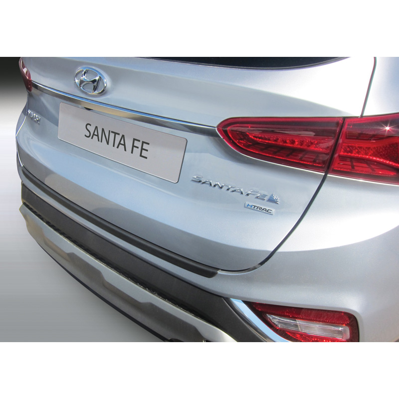 ABS Achterbumper beschermlijst  Hyundai Santa Fé 7-Personen 2018-2020 Zwart