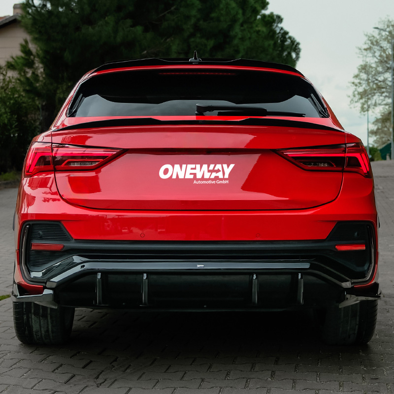 Oneway Complete bodykit  Audi Q3 (F3N) Sportback S-Line 2019-2025 excl. RSQ3 - Glanzend zwart