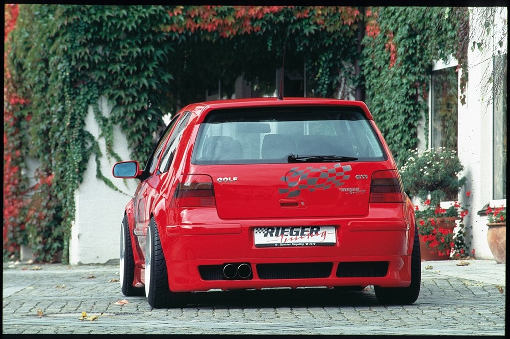 Achterbumper Diffusor VW Golf IV Rieger