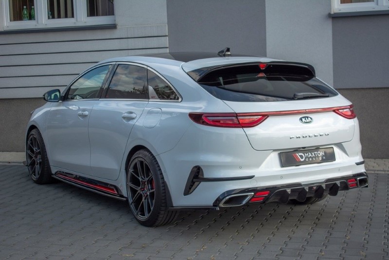 Spoiler Extentie Kia ProCeed GT Mk 3 Glanzend Zwart Maxton