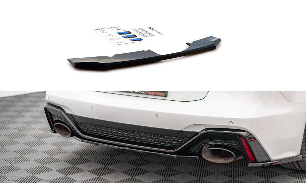 Diffuser Audi RS6 / RS7 C8 Maxton Glanzend Zwart