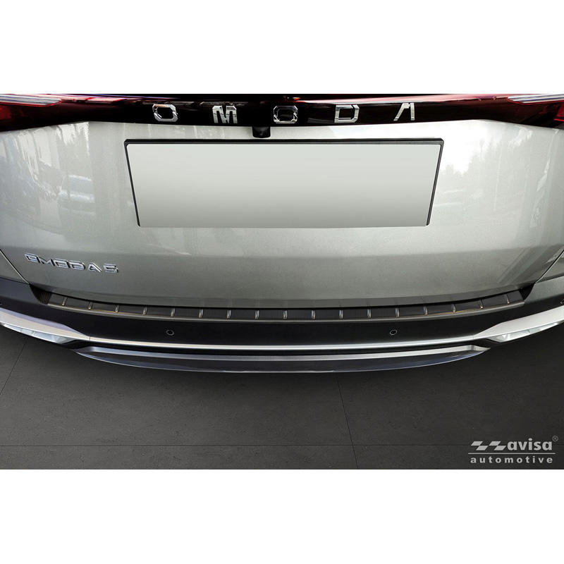 Avisa Zwart RVS Achterbumperprotector  Omoda 5 2024- 'Ribs'