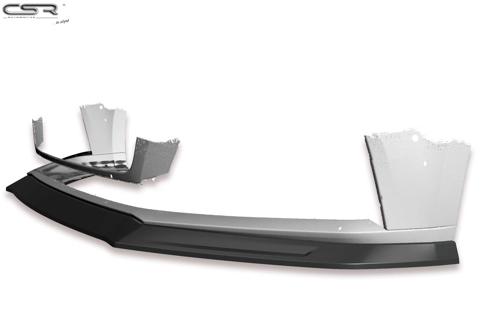 Voorspoiler Audi A5 F5 S-Line / S5 F5 Glans Zwart – 06/2016–2019