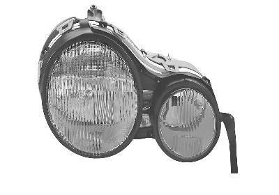koplamp, Hella, H7+H7, pneum verstelb, rechts Mercedes E klasse,
