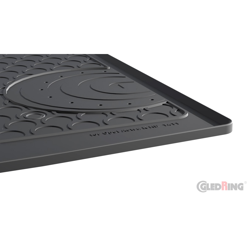Rubbasol (Rubber) Kofferbakmat  Opel Astra K HB 5-deurs 2015-2022 (Hoge laadvloer)