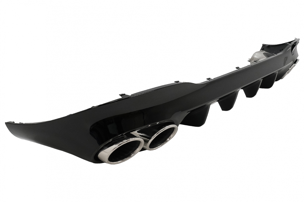 Diffuser Mercedes CLA C118 glans zwart met Sierstukken