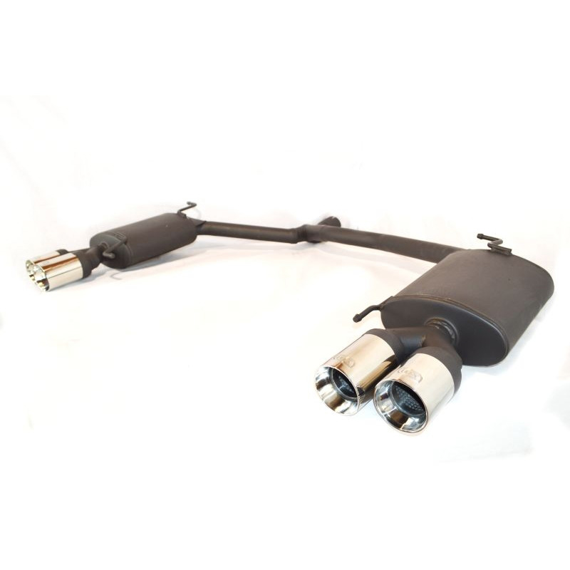 Dubbele Sportuitlaat  Audi A5 Coupe 2.0 TDI/1.8 TFSI 125kW 2008-2015 2x80mm