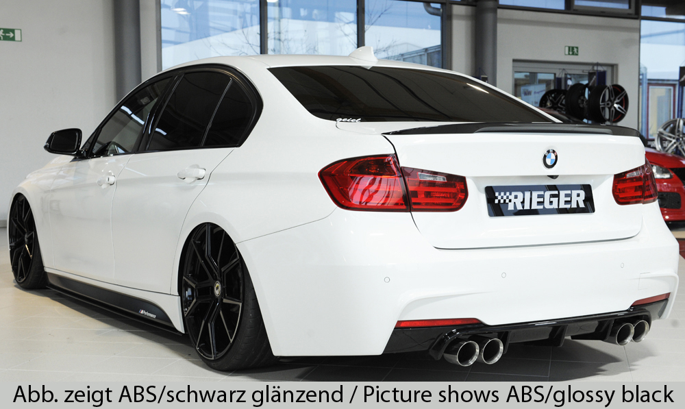 Achter Diffuser BMW 3 serie F30/F31 2012-... Carbon Look Rieger