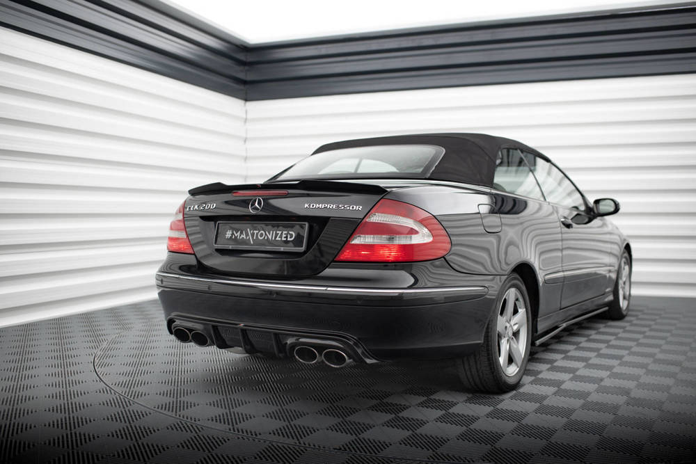 Spoiler Mercedes-Benz CLK W209 2002 - 2005 Maxton Glans Zwart
