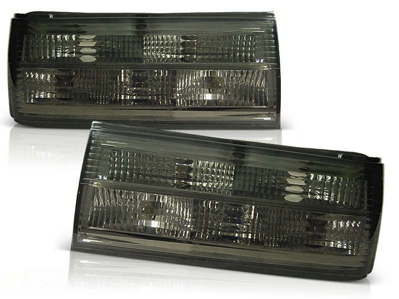 Achterlichten BMW E30 83-87 helder zwart