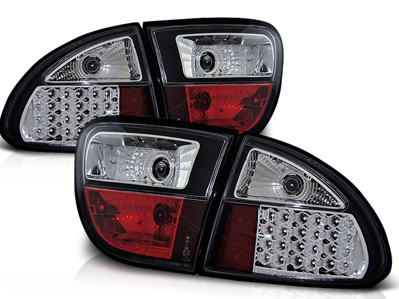 Achterlichten LED Seat Leon 99- zwart
