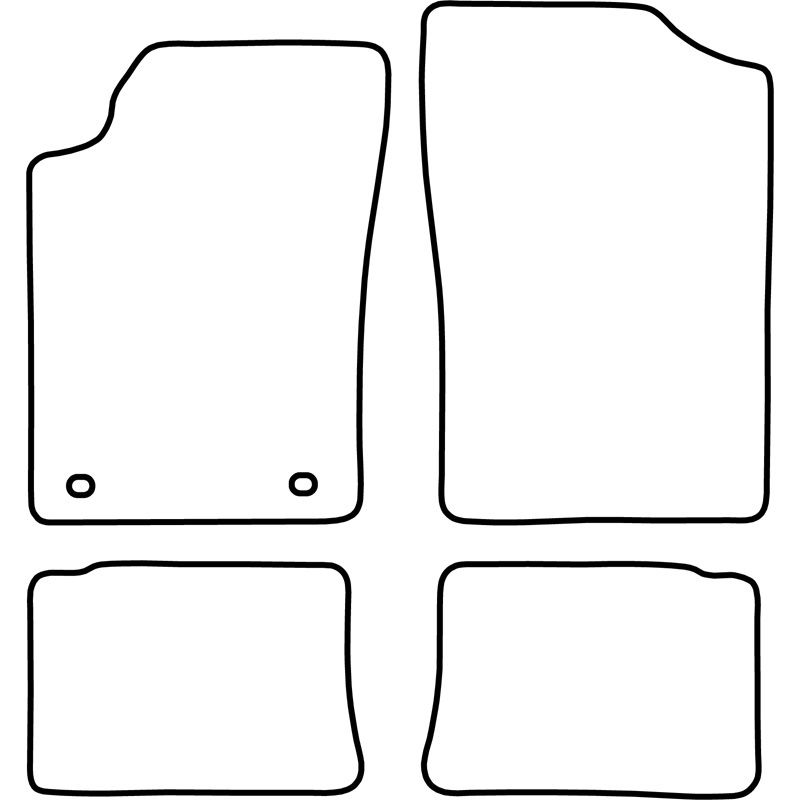 Automatten Velours  Peugeot 306 excl. Cabrio 1993-2003